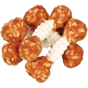 Trixie Denta Fun Chicken Chewing Dumbbells 6 St - 100 gr