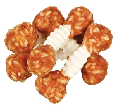 Trixie Denta Fun Chicken Chewing Dumbbells 6 St - 100 gr