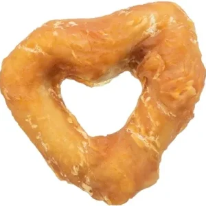 Trixie Denta Fun Heart met Kippenborst 6 cm 200 St - 20 gr