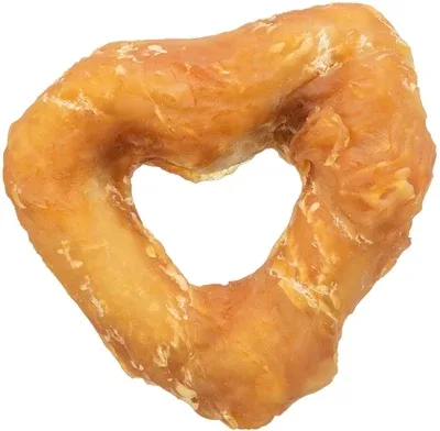 Trixie Denta Fun Heart met Kippenborst 6 cm 200 St - 20 gr