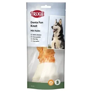 Trixie Denta Fun Knotted Chicken Chewing Bone 15 cm - 70 gr