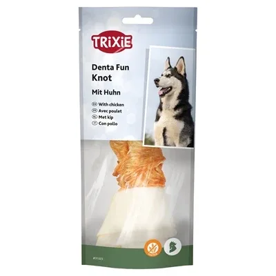Trixie Denta Fun Knotted Chicken Chewing Bone 15 cm - 70 gr