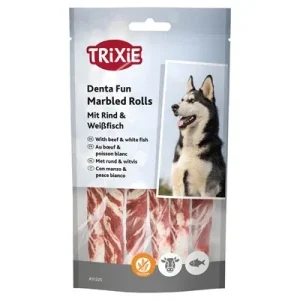 Trixie Denta Fun Marbled Beef Chewing Rolls 12 cm 6 St - 70 gr