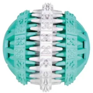 Trixie Denta Fun Natuurrubber Bal met Muntsmaak 6x6x6 cm 3 St
