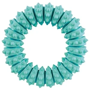 Trixie Denta Fun Natuurrubber Ring met Muntsmaak 12x12x12 cm 3 St