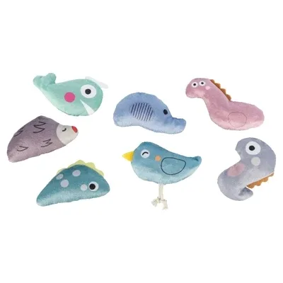 TRIXIE DINOS EN DIEREN PLUCHE MET CATNIP ASSORTI 9 CM 70 ST - Image 2