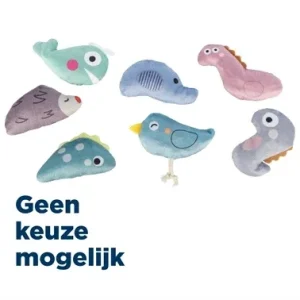 TRIXIE DINOS EN DIEREN PLUCHE MET CATNIP ASSORTI 9 CM 70 ST