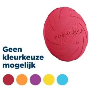 Trixie Dog Disc Drijvend Natuurrubber 15x15 cm 3 St - Assorti