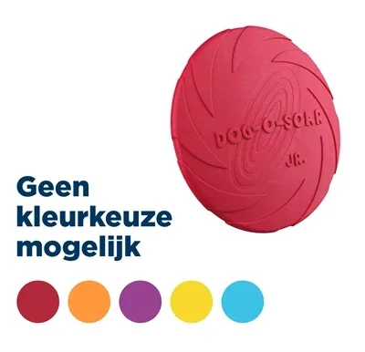 Trixie Dog Disc Drijvend Natuurrubber 15x15 cm 3 St - Assorti