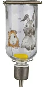 Trixie Drinkfles Honey Hopper Glas met Spanveer Draadbeugel 3 St - 250 ml