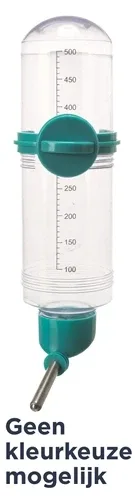 Trixie Drinkfles Kunststof met Schroefbevestiging 3 St - 500 ml
