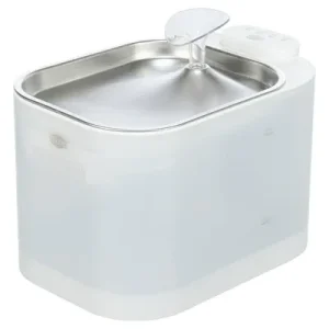 Trixie Drinkfontein Aqua Square Kunststof / Rvs Wit 23,5X16X15,5 Cm