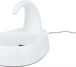 Trixie Drinkfontein Curved Stream Kunststof Wit 25X35X24,5 cm 2,6 Ltr