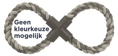 Trixie Dubbel Trekspeeltje 8 Vormig Flostouw 35 cm 3 St - Assorti