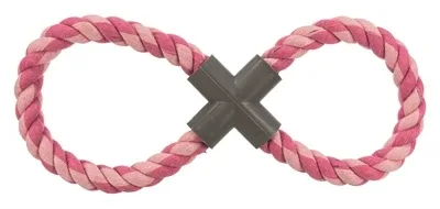 Trixie Dubbel Trekspeeltje 8 Vormig Flostouw 35 cm 3 St - Assorti - Image 2