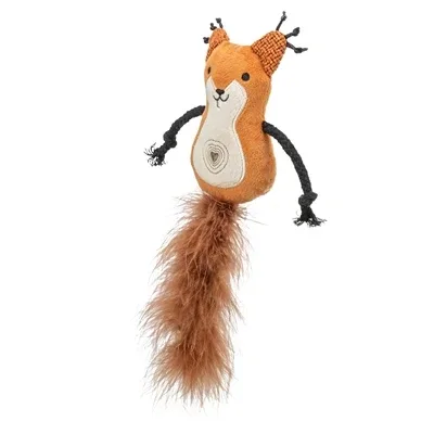 Trixie Eekhoorn Pluche met Veerstaart met Catnip 24 cm - Image 2