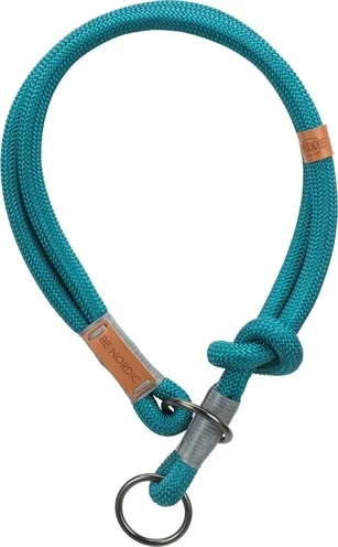 Trixie Halsband Hond Be Nordic Halfslip Lichtgrijs 55x1,3 cm - Petrol - Image 2