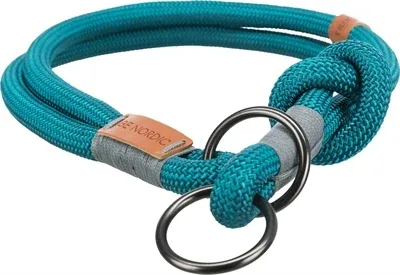 Trixie Halsband Hond Be Nordic Halfslip Lichtgrijs 55x1,3 cm - Petrol