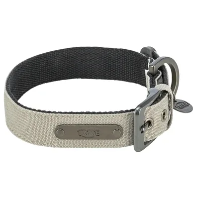 Trixie Halsband Hond Citystyle Extra Breed Katoen Lichtgrijs 50x57x3,5 cm - Image 2