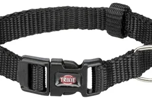 Trixie Halsband Hond Premium 22x35x1 cm - Zwart