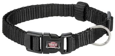 Trixie Halsband Hond Premium 22x35x1 cm - Zwart
