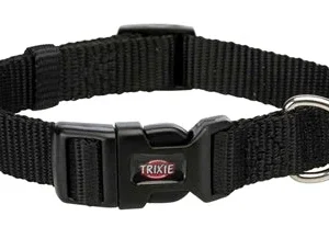 Trixie Halsband Hond Premium 25x40x1,5 cm - Zwart