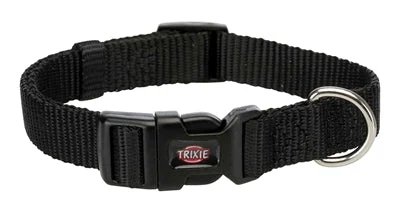 Trixie Halsband Hond Premium 25x40x1,5 cm - Zwart