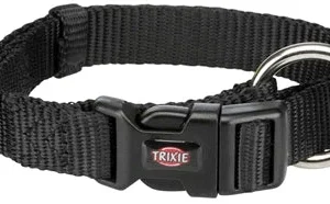 Trixie Halsband Hond Premium 30x45x1,5 cm - Zwart