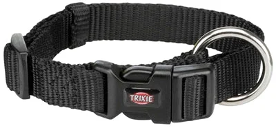 Trixie Halsband Hond Premium 30x45x1,5 cm - Zwart