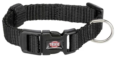 Trixie Halsband Hond Premium 35x55x2 cm - Zwart