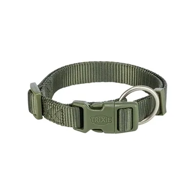 Trixie Halsband Hond Premium 40x65x2,5 cm - Olijfgroen