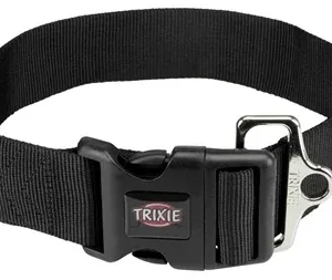 Trixie Halsband Hond Premium 55x80x5 cm - Zwart