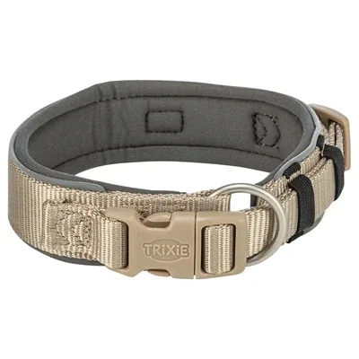 Trixie Halsband Hond Premium Extra Breed Grafiet 27x35x2,5 cm - Zand
