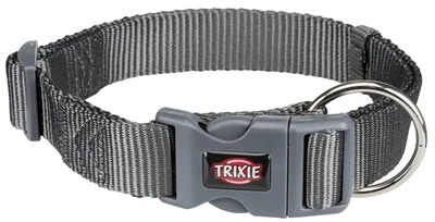 Trixie Halsband Hond Premium Grafiet 40x65x2,5 cm - Grijs