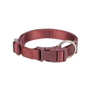 Trixie Halsband Hond Premium Sangria 15x25x1 cm - Rood
