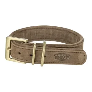 Trixie Halsband Hond Pure Leer - Bruin