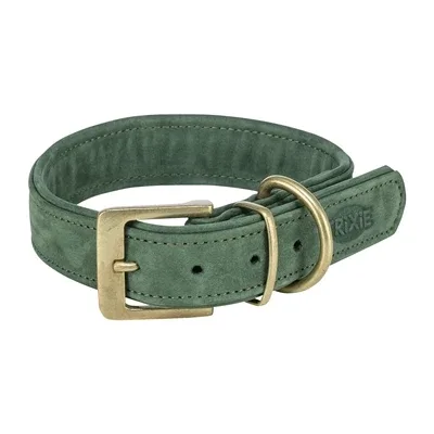 Trixie Halsband Hond Pure Leer Saliegroen - Image 2
