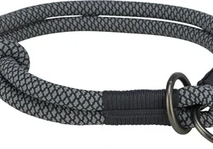Trixie Halsband Hond Soft Half Slip 40x1 cm - Zwart