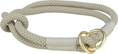 Trixie Halsband Hond Soft Half Slip Lichtgrijs 40x1 cm - Grijs