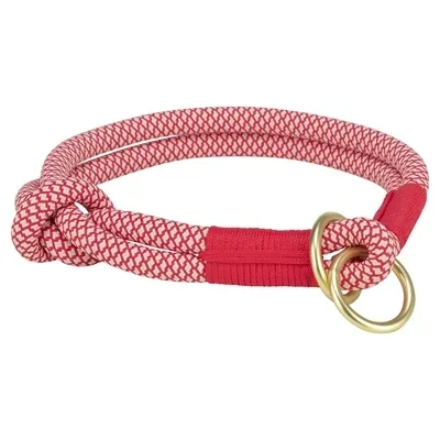 Trixie Halsband Hond Soft Rope Halfslip 25x0,6 cm - Rood