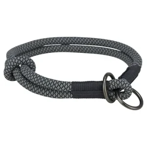 Trixie Halsband Hond Soft Rope Halfslip 25x0,6 cm - Zwart