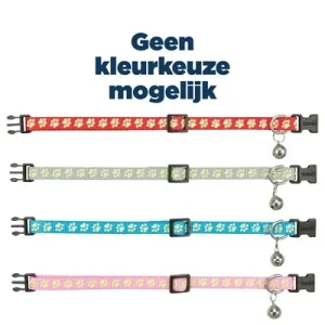 Trixie Halsband Kat Fluoriserend - Assorti