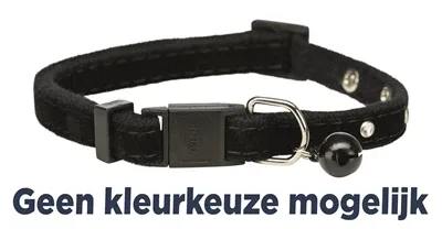 Trixie Halsband Kat Fluweel met Strass Steentjes 4 St - Assorti