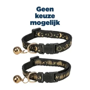 Trixie Halsband Kat met Print - Assorti