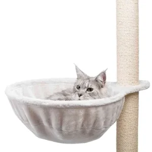 Trixie Hangmand voor Krabpalen Extra Strong Pluche Lichtgrijs 45x45 cm - 9 kg