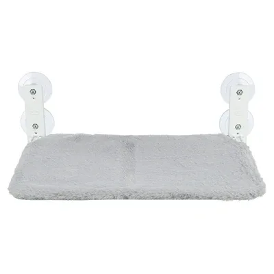 Trixie Hangmat voor aan Raam Opvouwbaar Pluche Mesh - 12 kg