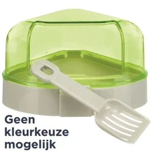 Trixie Hoektoilet met Dak 14x11x8 cm 3 St - Assorti