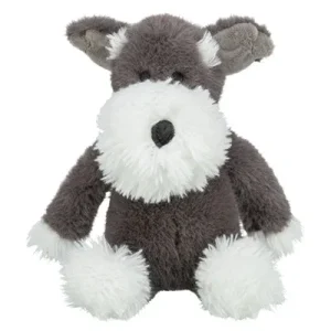 TRIXIE HOND MET SNOR PLUCHE GRIJS 38 CM