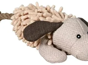 Trixie Hond met Touw van Stof Pluche met Geluid 30 cm 3 St