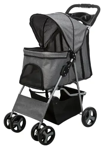 Trixie Hondenbuggy Grijs 47X80X100 cm Tot 15 Kg - Image 2